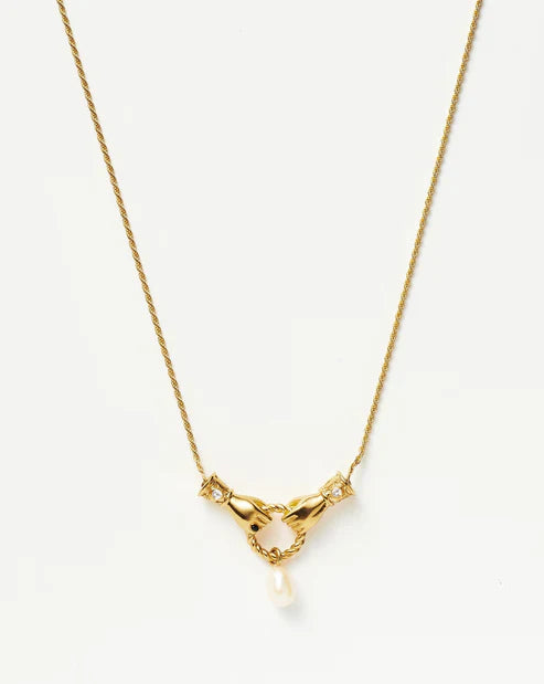 Hands Drop Pendant Necklace