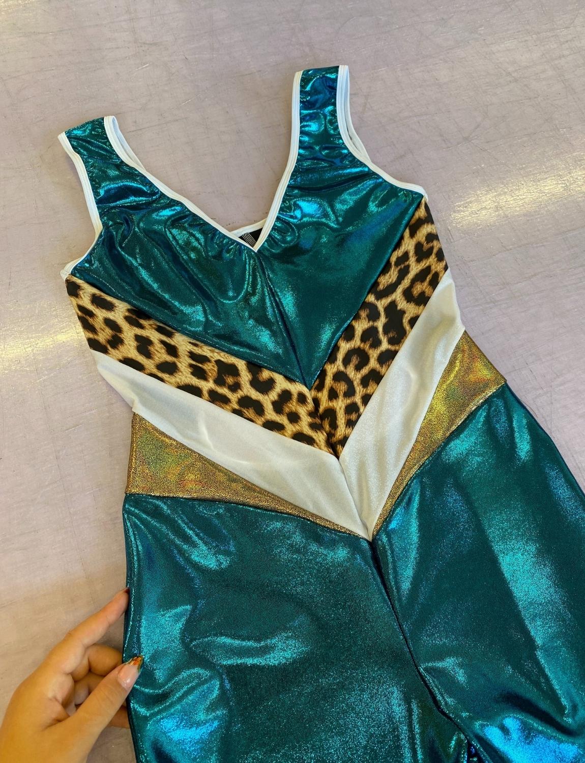 Burnt Soul custom peekaboo catsuit