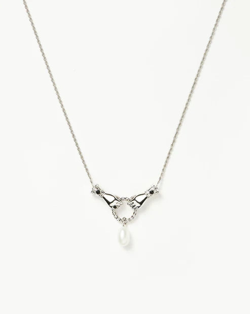 Hands Drop Pendant Necklace