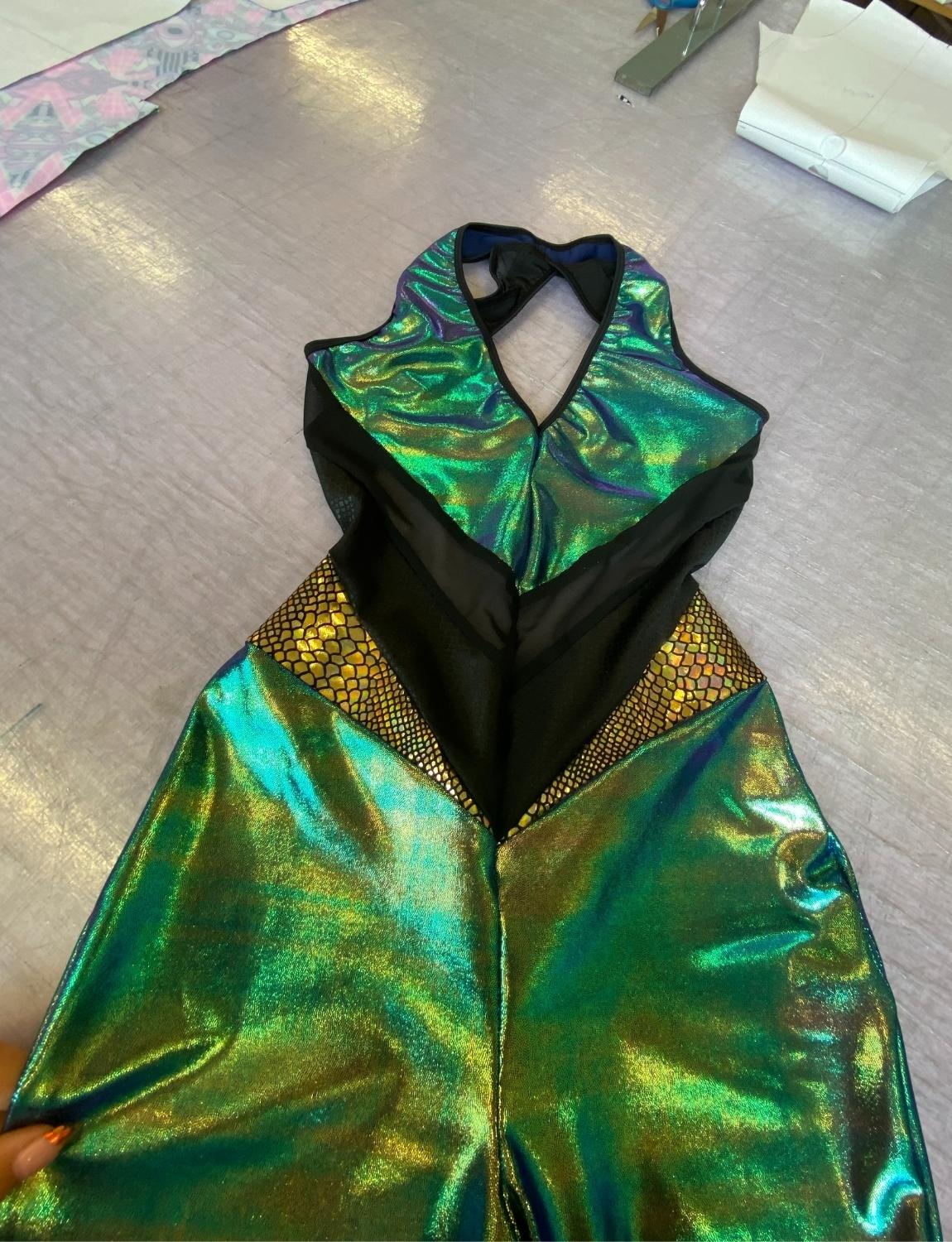 Burnt Soul custom backless catsuit 